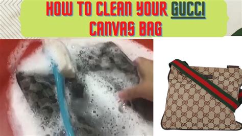 does gucci clean bags|cleaning a Gucci handbag.